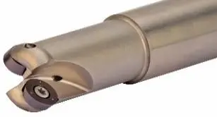 0.75" End Mill Cutter — 1.637" Overall Length, 4" Flute Length, 0.75" Diameter, 2-Pocket Design 1