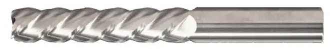1-1/4" Square End Mill – Extra-Extra Long, 2-Flute Uncoated, 8-1/2" Flute Length, 11" Overall Length 1
