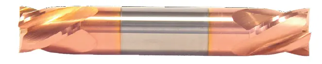 1/16-Inch Double-End Stub-Length Square End Mill – 1/8" Flute, 1-1/2" Oal, 4-Flute Ticn Coated 1