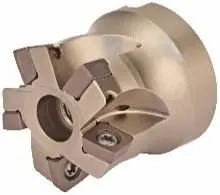 1.5" Positive-Rake Shell Mill Cutter — 90° Exact Angle, 1.5" Diameter, 1.75" Height, 0.07" Cutting Depth, 5-Pocket Design 1