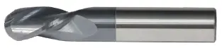 1/8" Altin-Coated Center-Cut Spoon End Mill – 35° Helix, 3-Flute Stainless Steel Milling Cutter (1/2" Loc) 1