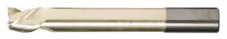 1" Center-Cut Aluminum Spoon End Mill – 38° Helix, Zrn-Coated, 3-Flute, 1-1/4" Loc, 6" Oal 1