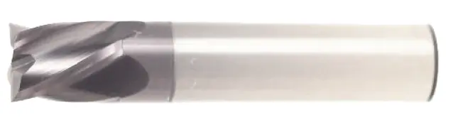 1-Inch Stub-Length Single-End Square End Mill – 1" Flute, 3" Oal, 4-Flute Altin Coated 1