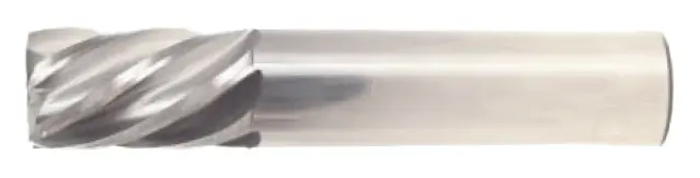 1" Square End Mill – Single End, 1" Shank, 1.5" Flute, 4" Oal, 6-Flute, Uncoated 1