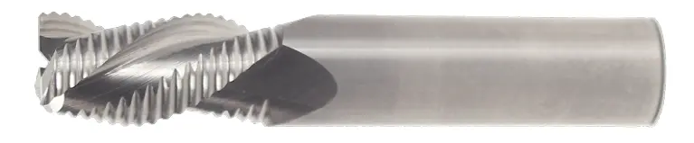 1" Uncoated 3-Flute 45° High-Helix Square End Mill – 1-1/2" Flute Length, 4" Oal 1