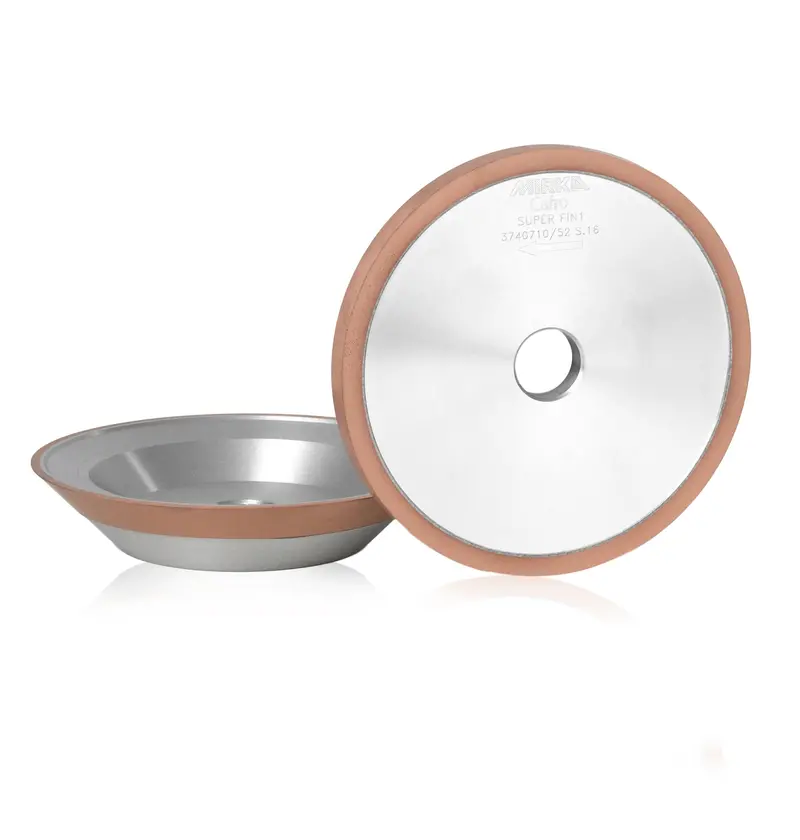 11V9G Diamond Grinding Wheel: 100X10X3Mm, 35Mm Thickness, 31.75Mm Bore, B91 Grit, San125 Concentration, M414 Bond 1