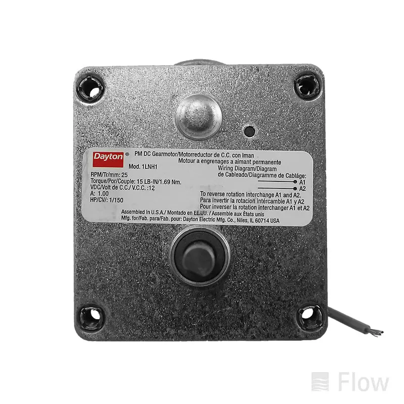 12V Dc Gearmotor – 25 Rpm Output 1