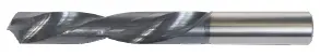 15/64" Altin-Coated Jobber Drill – Solid Carbide, 2 Flutes, 118° Tip, 2" Flute, 3-1/4" Overall Length 1