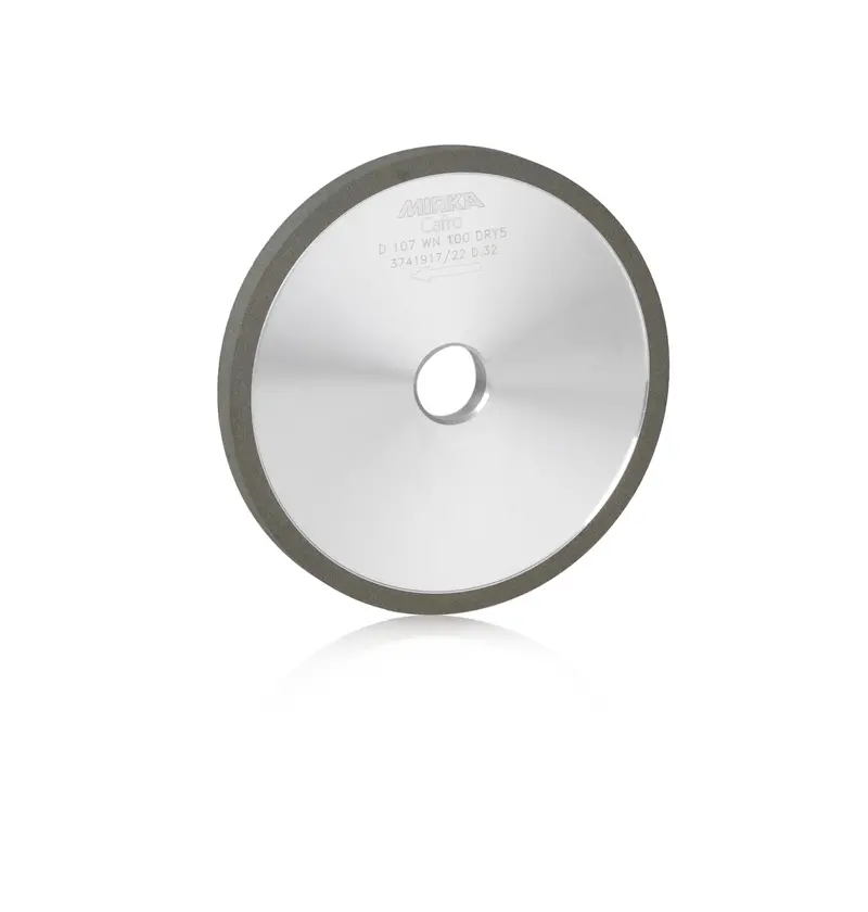 1A1 Straight Diamond Grinding Wheel – 100X12X6Mm, 12° Taper, 31.75Mm Arbor, D91 Grit, 125% Concentration, W125 Bond, Cnc-Specific Design 1