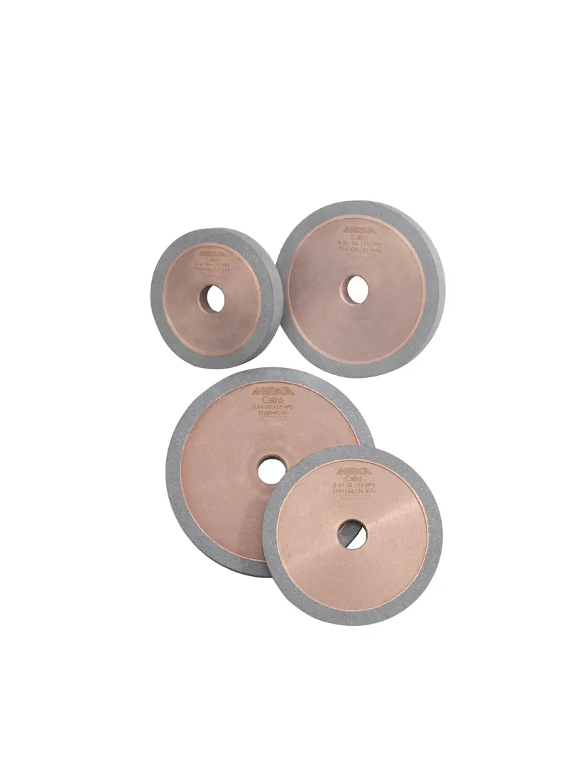 1A1 Straight Diamond Grinding Wheel – 100X15X10Mm, 15° Taper, 31.75Mm Arbor, D64 Grit, 125% Concentration, Sq125 Hybrid Bond, M404 Profile 1
