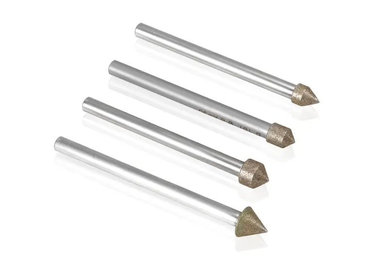1E1W 60° Diamond Cup Wheel – 12X10X0.2" | T-80 | B181 Grit | Electroplated S200 Bond 1