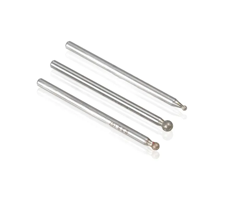 1R1W Diamond Rotary File – 4.5X4.5X0.19Mm, 50° Taper, 3Mm Shank, D151 Grit, Electroplated S200 Concentration 1