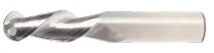 3/4" Uncoated Standard-Reach Spoon End Mill – 45° Helix, 2-Flute, 1" Loc, 4" Oal, Non-Ferrous-Focused 1