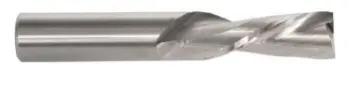 3/8" Right-Hand Spiral Router Bit – 2-Flute, 1" Cut Length, 2-1/2" Overall, Uncoated 1