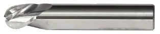 3/8" Uncoated Center-Cut Spoon End Mill – 35° Helix, 3-Flute Stainless Steel Milling Bit (1" Loc) 1