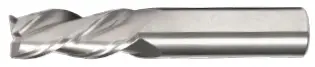 5/8" Short-Profile Spoon End Mill For Aluminum Machining – Center-Cut, 38° Helix, 3 Flutes, 0.060" Corner Radius, Uncoated 1