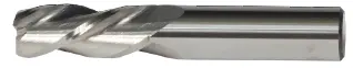 5/8" Uncoated Center-Cut Spoon Cutter – 35° Helix, 3-Flute Ss End Mill, 3/4" Loc, 3-1/2" Oal 1