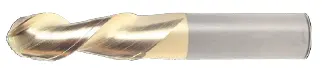 5/8" Zrn-Coated Center-Cut Spoon End Mill – 45° Helix, 2-Flute, 1-5/8" Loc, 3-1/2" Oal For Aluminum & Non-Ferrous Machining 1