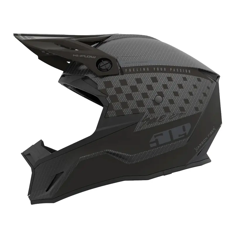 509 Altitude 2.0 Carbon Fiber Off-Road Helmet – Stealth Black