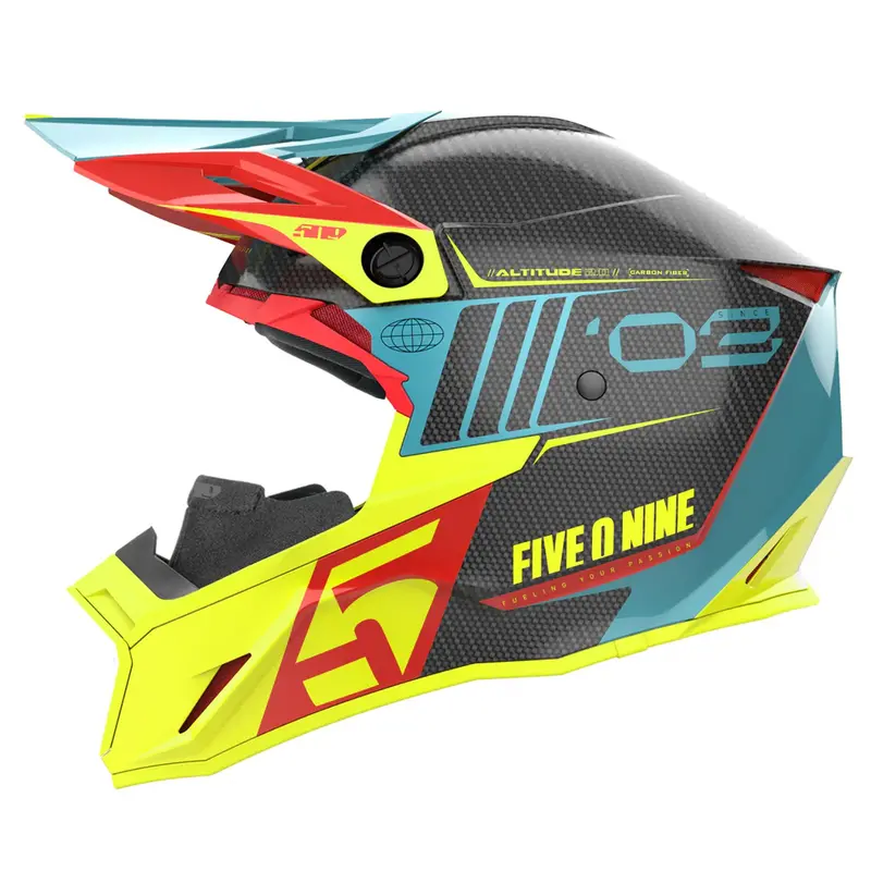 509 Altitude 2.0 Carbon Fiber Snowmobile Helmet – Fidlock Clasp, Optimized Ventilation, Ultrabeast (Fmvss 218) 3