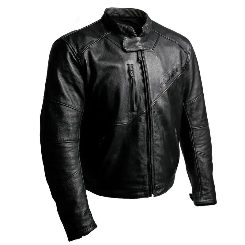 509 At One Leather Jacket – Blacktop Finish 1