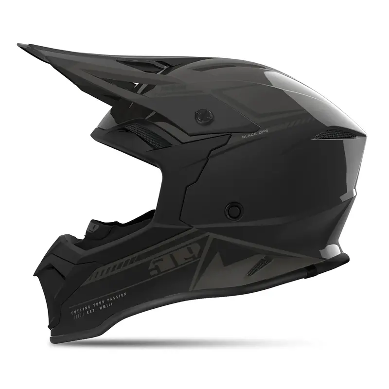 509 Atmosphere Open-Face Snowmobile Helmet – Black Ops Edition