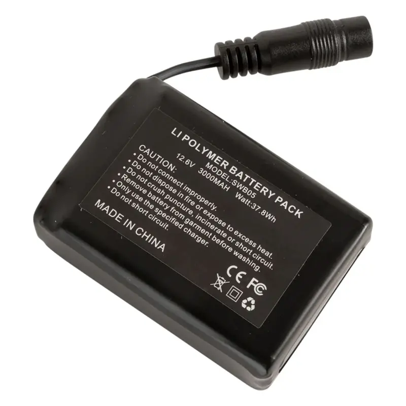 509 Clim8 Rechargeable Lithium-Ion Battery – 7.4V, 3000Mah, Black 1