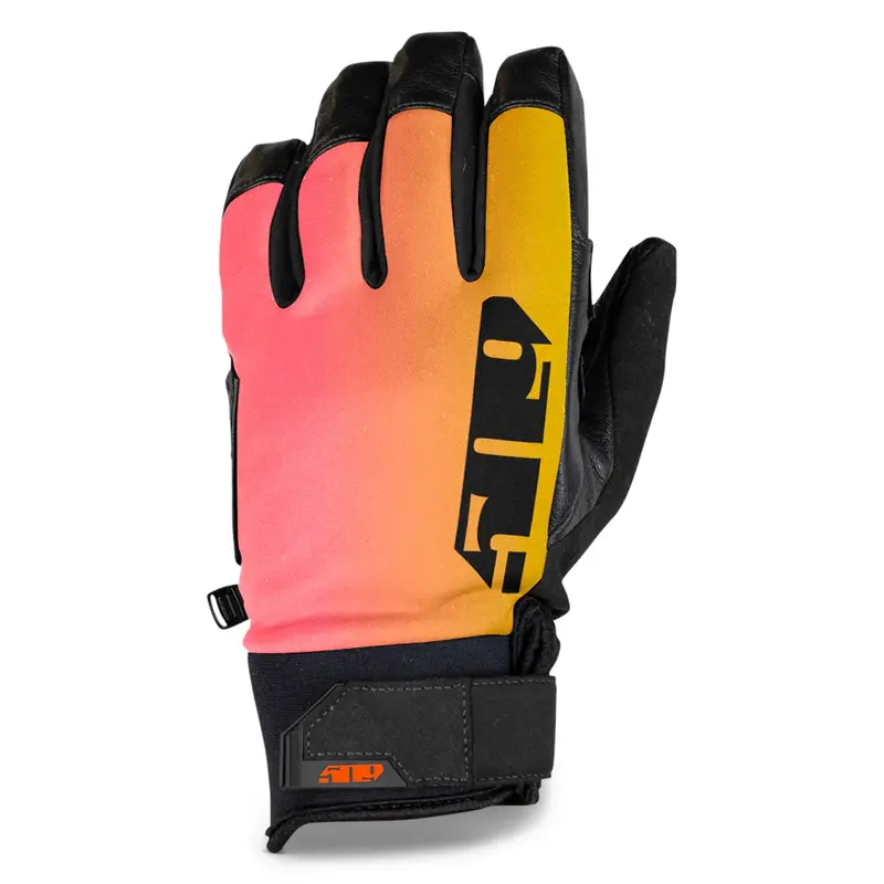 509 Freeride Standard Snowmobile Gloves – Orange Pop Accent 3