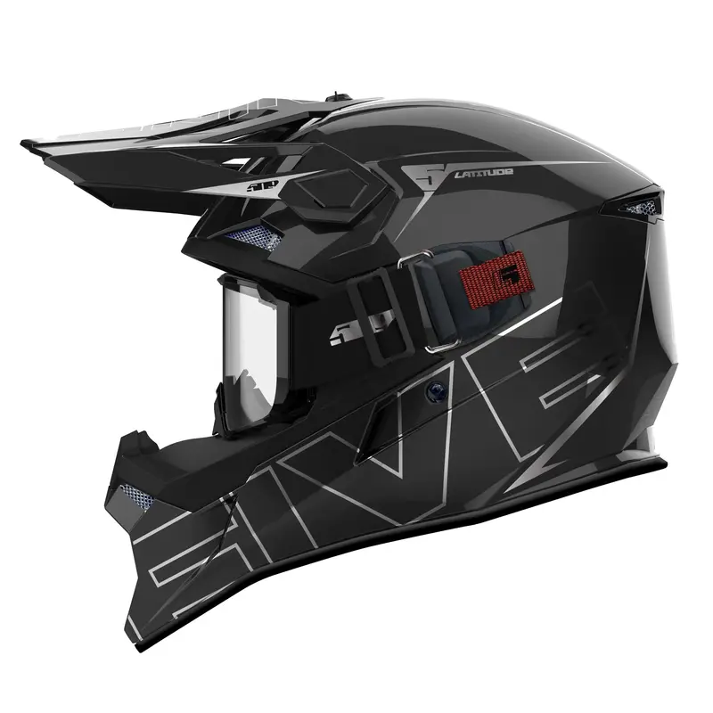 509 Latitude Ignite Heated & Vented Helmet With Fidlock Clasp – Black Ops Variant (Fmvss-218 Certified)