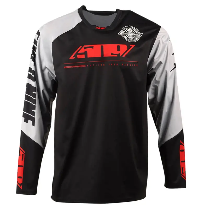 509 R-Series Windproof Racing Jersey – Red & Black 1
