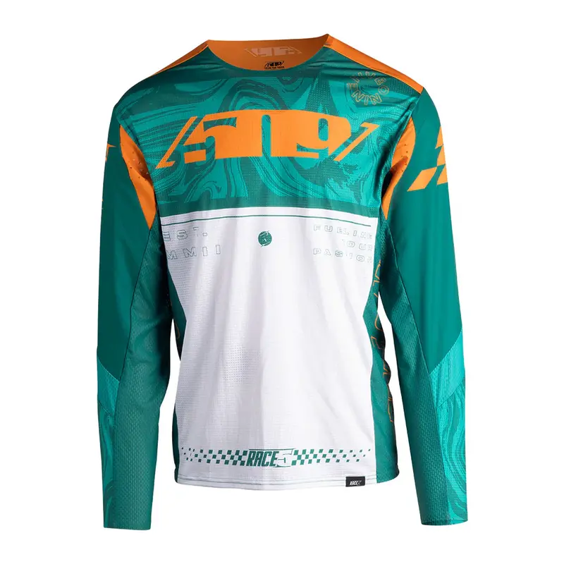 509 Race 5 Long-Sleeve Off-Road Jersey – Lightweight, Perforated, Drop-Tail Design 2
