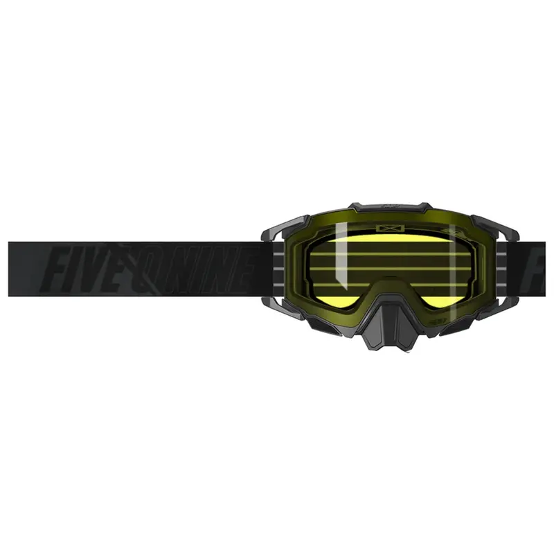 509 Sinister X7 Tr Goggles – Quick-Swap Vented Lens, Anti-Fog & Scratch-Resistant, Gloss Black (F02012510-000-001) 1