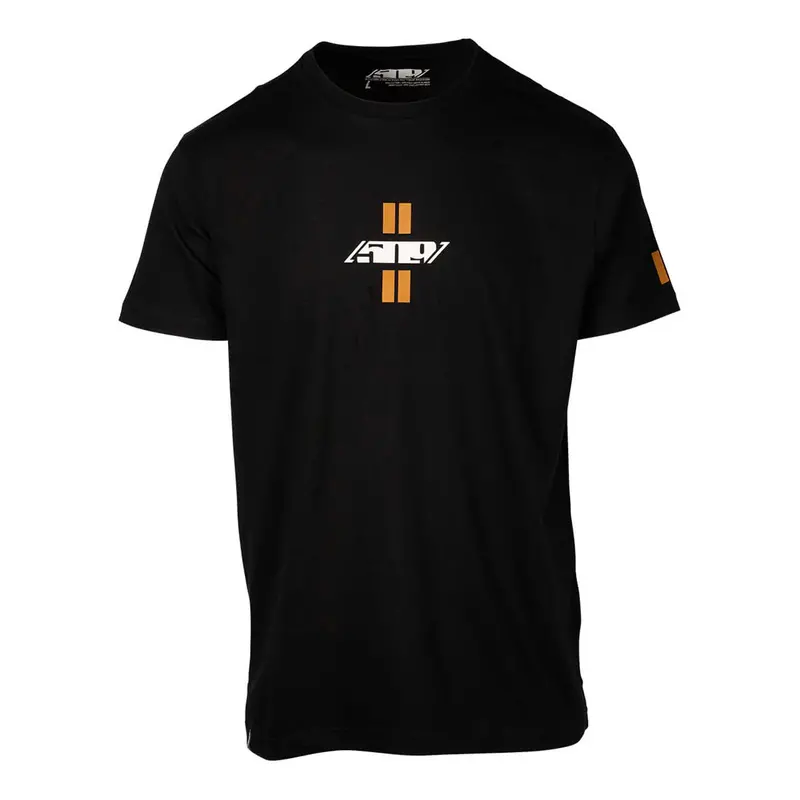 509 Spirit Crewneck T-Shirt – Solid Black Cotton Blend 1