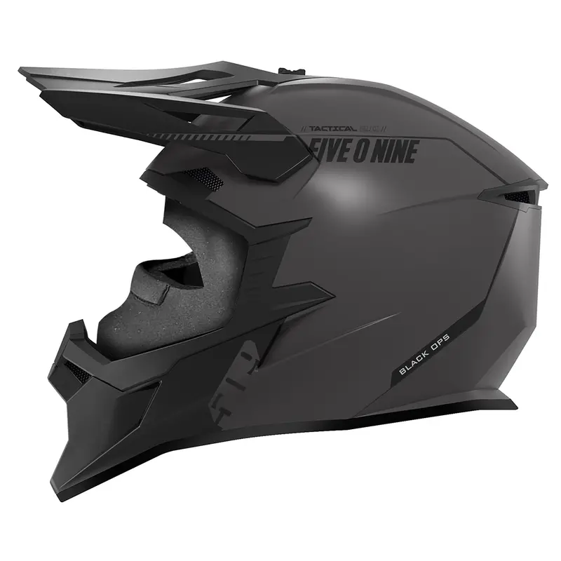 509 Tactical 2.0 Open-Face Snowmobile Helmet – Black Ops Finish 1