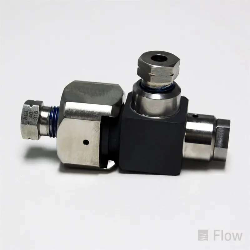 55K 1/4" 90° Single-Axis Hydraulic Swivel Assembly 1
