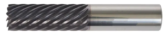 7/16" Altin-Coated Square End Mill – Tough Mill Series, 3" Flute Length, 6" Overall Length, 5-Flute Design 1