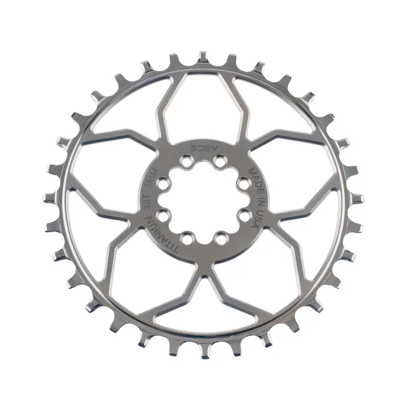 8-Bolt T-Type Titanium Chainring 1