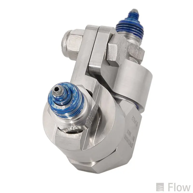 87K 1/4" 90° Dual-Axis Hydraulic Swivel Assembly 1
