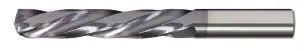 Altin-Coated 3-Flute Solid Carbide Jobber Drill – 1/16" Diameter, 3/4" Flute Length, 1-1/2" Overall Length, 150° Point Angle 1
