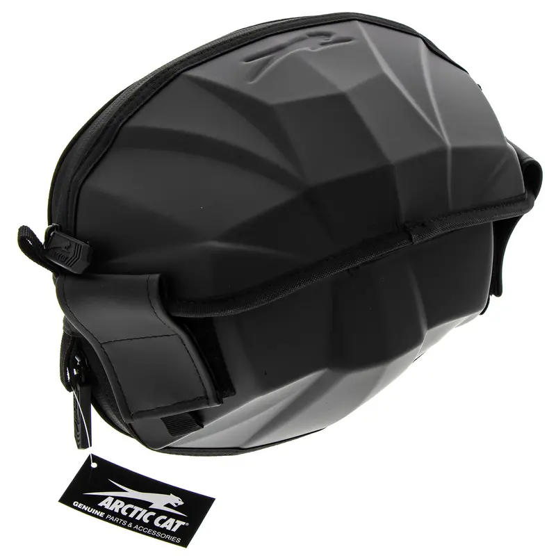 Arctic Cat Black Handlebar Bag For Mountain-Style Snowmobiles (2002–2024) 1