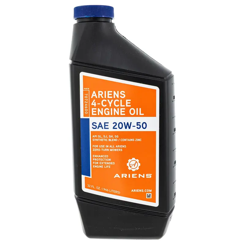 Ariens 70724600 20W50 High-Performance Engine Oil For Zenith, Ikon-Xd, Ikon, And Ikon Series (42–60") 1