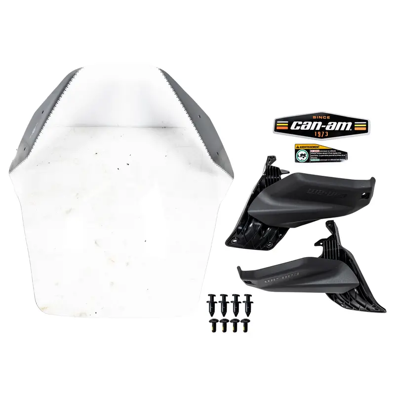 Brp Extra-Tall 550 Mm Atv Windshield Kit For Enhanced Protection 1