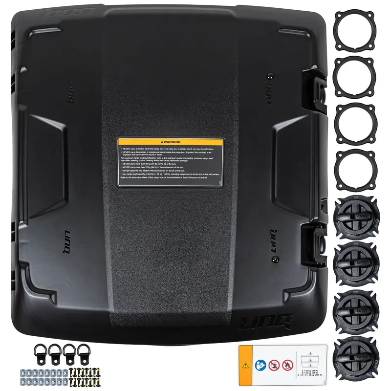 Brp Linq Low-Profile 15.9-Gallon Cargo Box For Utvs 1