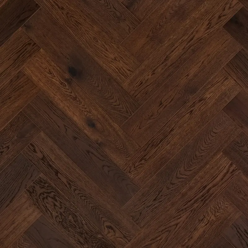 Caffe Herringbone Hardwood Flooring – Garrison Legends Collection 1