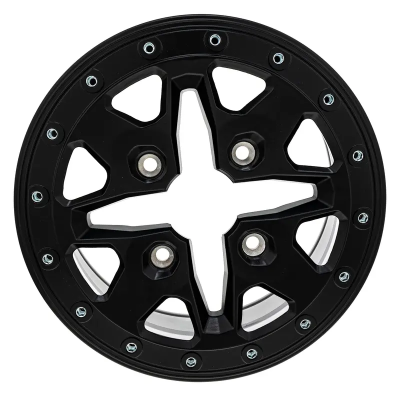 Can-Am 705403066 Black 14" Beadlock Rim (B-160) For Maverick Max Turbo R (2017–2024) 1