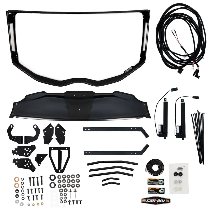 Can-Am Powerflip Windshield For Maverick X3 Max – Adjustable Wind Protection 1