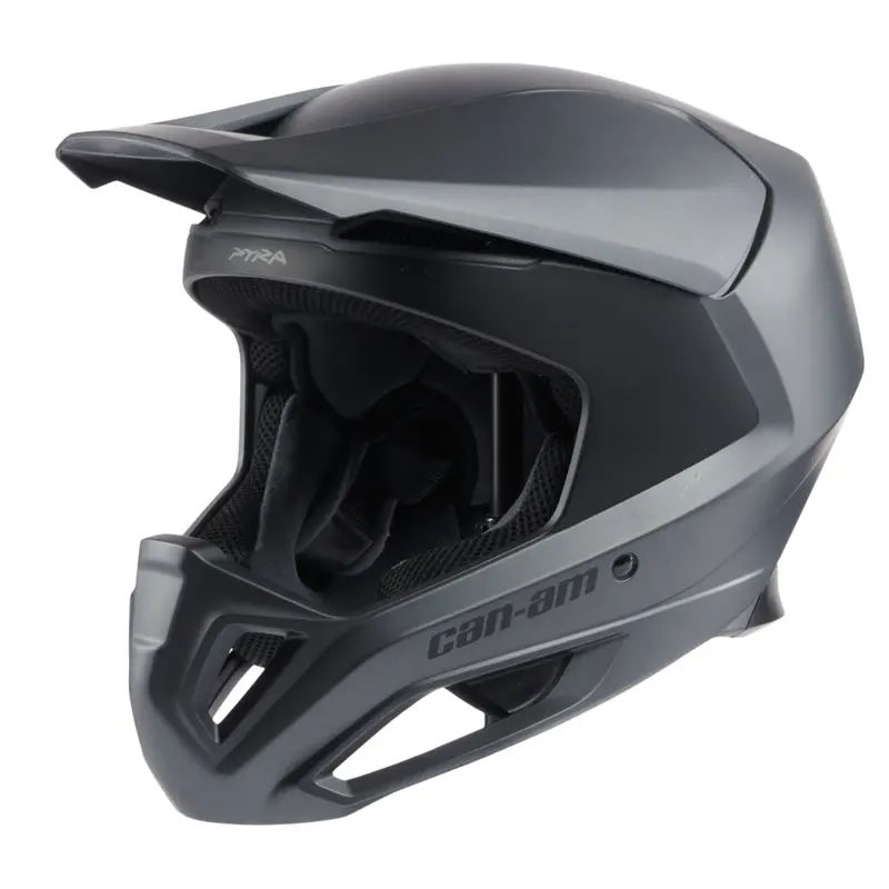 Can-Am Pyra Open-Face Off-Road Helmet – Charcoal Grey 1