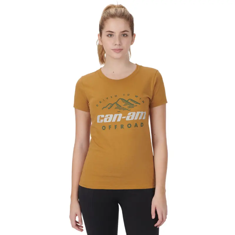 Can-Am Women’S Driven To Win T-Shirt – Whiskey Brown 1