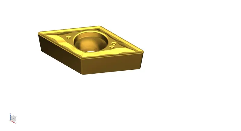 Dcmt 070204 Bf Chip Breaker Insert – Fm2553 Grade Carbide 1