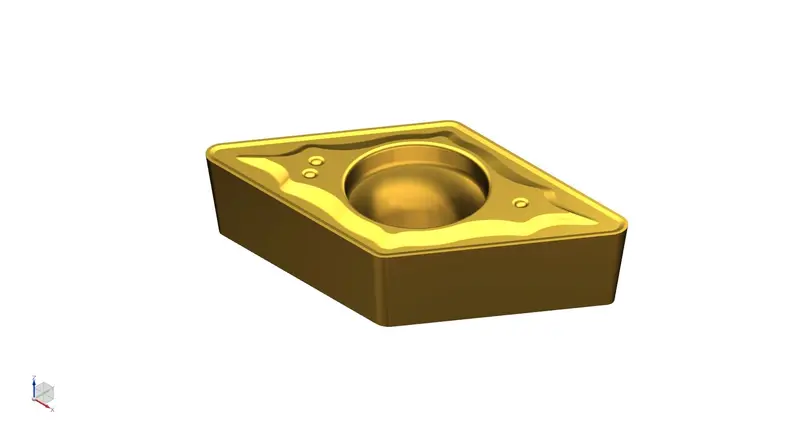 Dcmt 11T308 Carbide Insert With Bg Chip Breaker (Fm324 Grade) 1